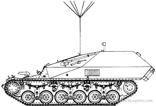 Tank Sd.Kfz. 135 Marder I SFH 13 - drawings, dimensions, figures
