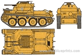 Tank Sd.Kfz. 140 - drawings, dimensions, figures