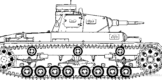 Танк Sd.Kfz. 141-1 PzKpfw.III Ausf.B - чертежи, габариты, рисунки