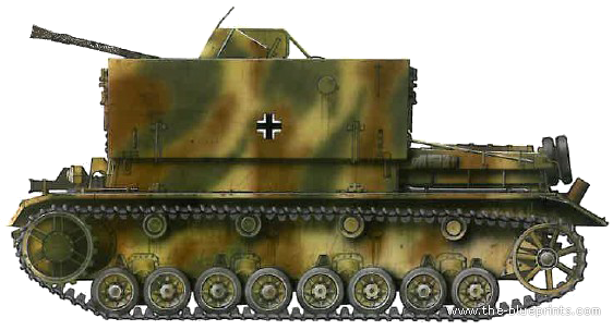 Tank Sd.Kfz. 161-3 3.7cm FlaK Mobelwagen IV (sf) - drawings, dimensions, figures