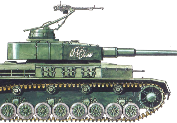 Танк Sd.Kfz. 161 Pz.Kpfw.IV Ausf.H - чертежи, габариты, рисунки