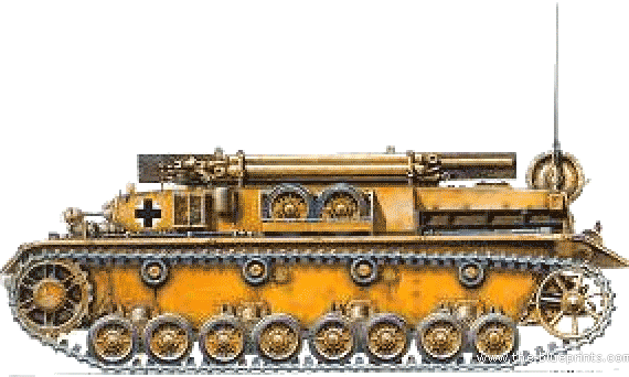 Tank Sd.Kfz. 161 Pz.Kpfw.IV Bergepanzer - drawings, dimensions, figures