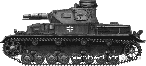 Tank Sd.Kfz. 161 Pz.Kpfw. IV Ausf.B - drawings, dimensions, figures