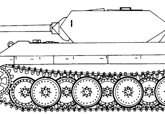 Танк Sd.Kfz. 171 Pz.Kpfw. V Panther M10 - чертежи, габариты, рисунки