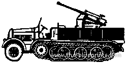 Tank Sd.Kfz. 6-2 - drawings, dimensions, figures