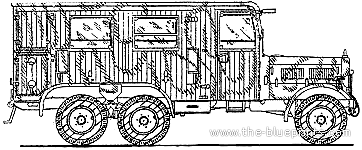 Танк Sd.Kfz. 61 Einheitsdiesel Bus - чертежи, габариты, рисунки