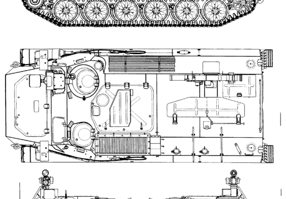 Tank Shturm - drawings, dimensions, figures