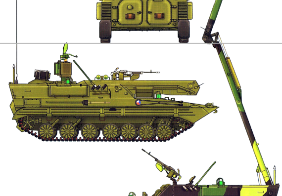 Snezka ACR tank - drawings, dimensions, figures