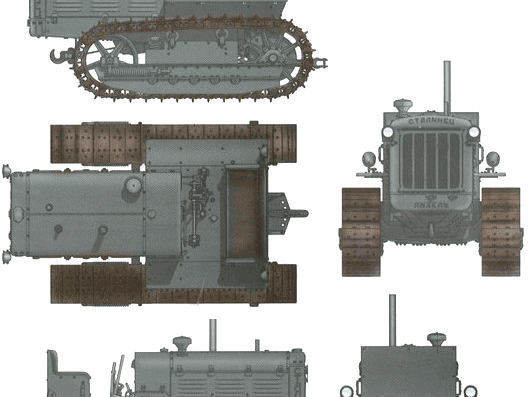 Stalinetz S-65 tank - drawings, dimensions, pictures