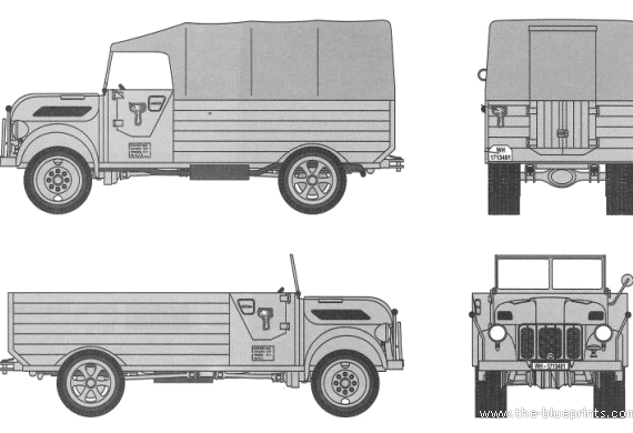 Tank Steyr 1500 - drawings, dimensions, pictures