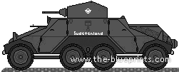 Steyr ADGZ tank - drawings, dimensions, figures
