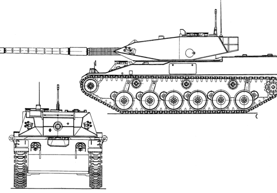 Tank Stingray - drawings, dimensions, pictures