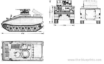 Striker tank - drawings, dimensions, pictures