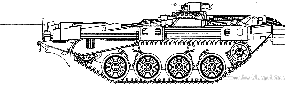 Strv.103 - drawings, dimensions, figures