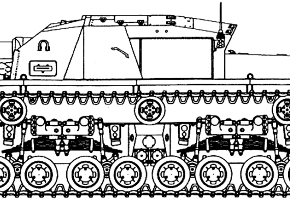 Танк StuG III (type 0) - чертежи, габариты, рисунки