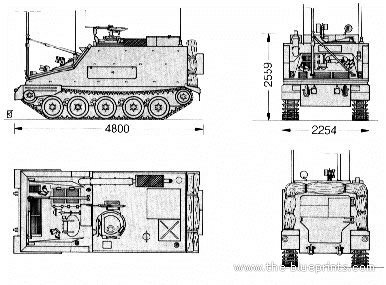 Tank Sultan - drawings, dimensions, figures