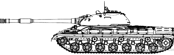 Tank T-10M - drawings, dimensions, figures