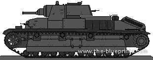 Tank T-28 M-40 - drawings, dimensions, figures