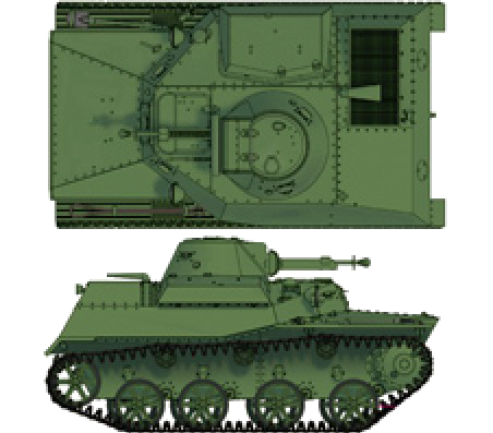 T-30S tank - drawings, dimensions, figures