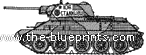 Tank T-34 -76 - drawings, dimensions, figures