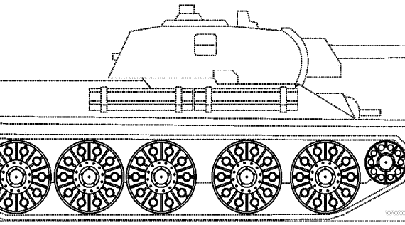 Танк T-34 STZ - чертежи, габариты, рисунки