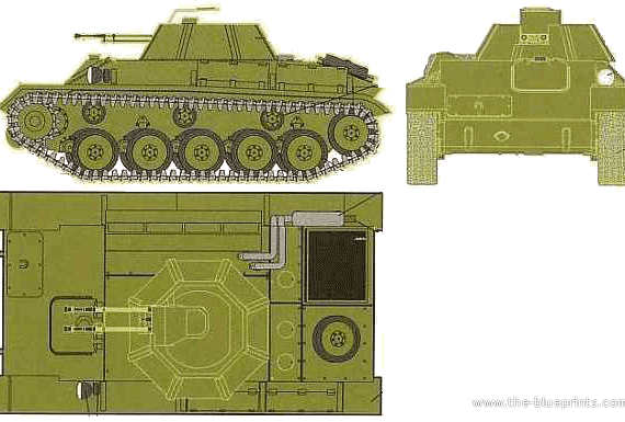 Tank T-90 AA - drawings, dimensions, figures
