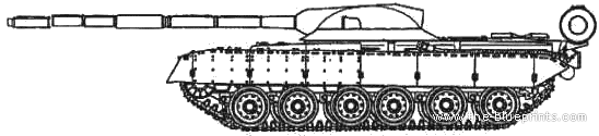 Танк T-95 - чертежи, габариты, рисунки