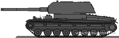 Tank T100 -103 - drawings, dimensions, figures
