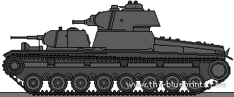 Tank T100 L11 - drawings, dimensions, figures
