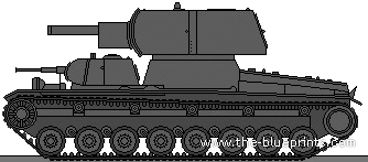 Tank T100 Z - drawings, dimensions, figures