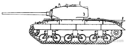 Tank T20 GM - drawings, dimensions, figures