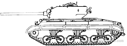 Tank T23 GE - drawings, dimensions, figures