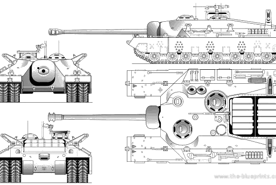 Tank T2895 - drawings, dimensions, figures