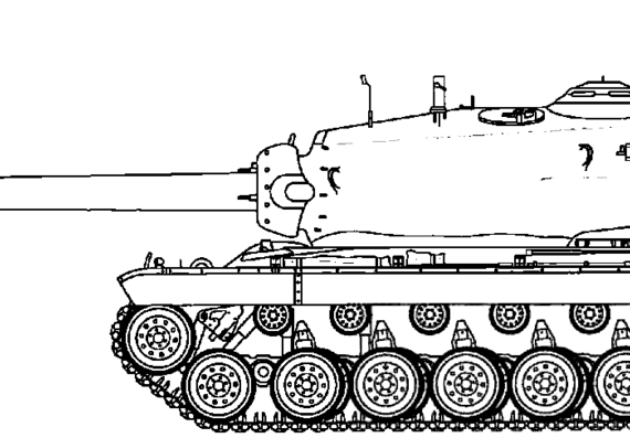 Tank T34 - drawings, dimensions, figures
