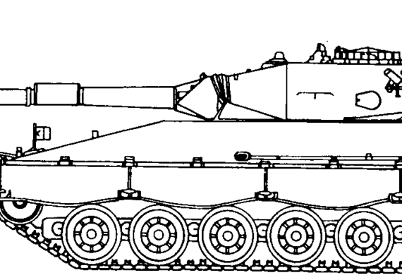 Tank TAM-2 - drawings, dimensions, figures