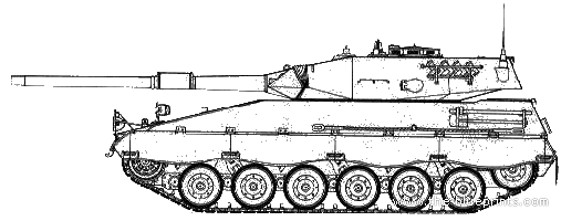 Tank TAM (Tanque Argentina Mediano) - drawings, dimensions, pictures