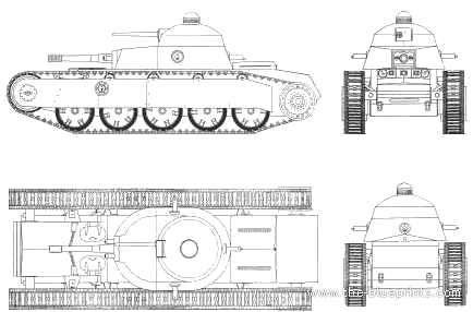 Tank TG - drawings, dimensions, figures