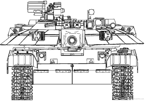 Three of three tank. - drawings, dimensions, figures