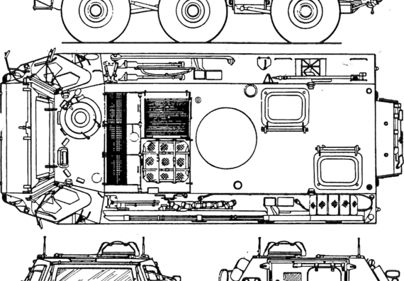 Tank Thyssen-Henschel Fox - drawings, dimensions, pictures