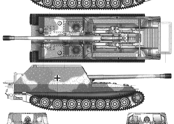 Tranceporter Grire 17 tank - drawings, dimensions, pictures