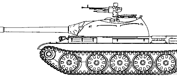 Танк Type-62 - чертежи, габариты, рисунки