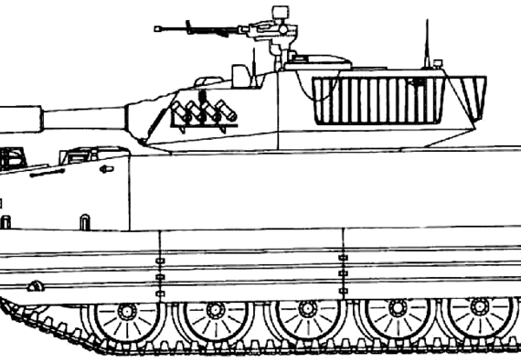 Танк Type-63HG - чертежи, габариты, рисунки