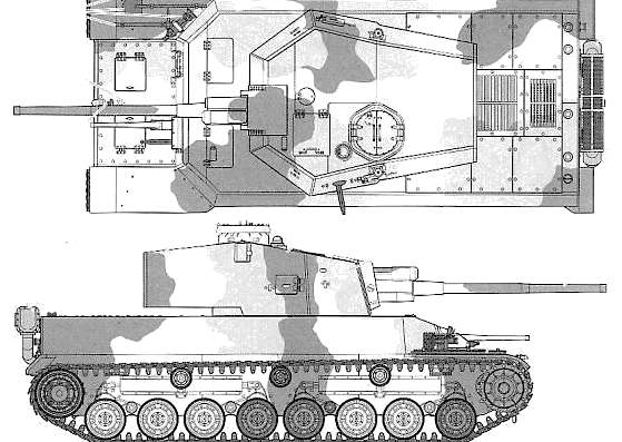 Танк Type 5 Chiri - чертежи, габариты, рисунки