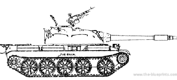 Tank Type 62 (China) - drawings, dimensions, figures