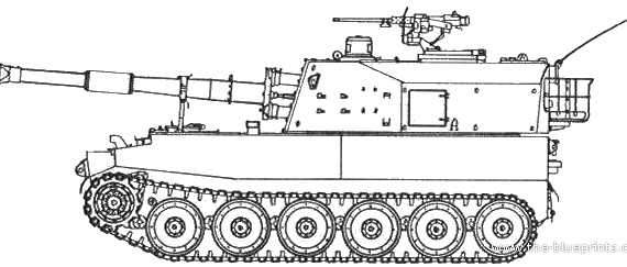 Tank Type 75 (Japan) - drawings, dimensions, figures