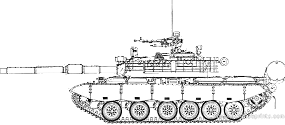 Танк Type 80 (China) - чертежи, габариты, рисунки