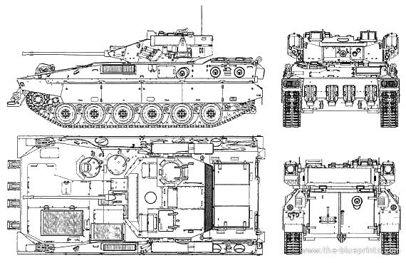 Танк Type 89 (Japan) - чертежи, габариты, рисунки