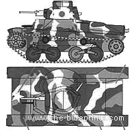 Танк Type 95 - чертежи, габариты, рисунки