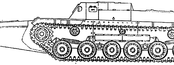 Танк Type 97 Junglecutter HO-K - чертежи, габариты, рисунки