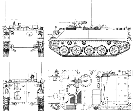 Tank Type SU 60 (Japan) - drawings, dimensions, figures